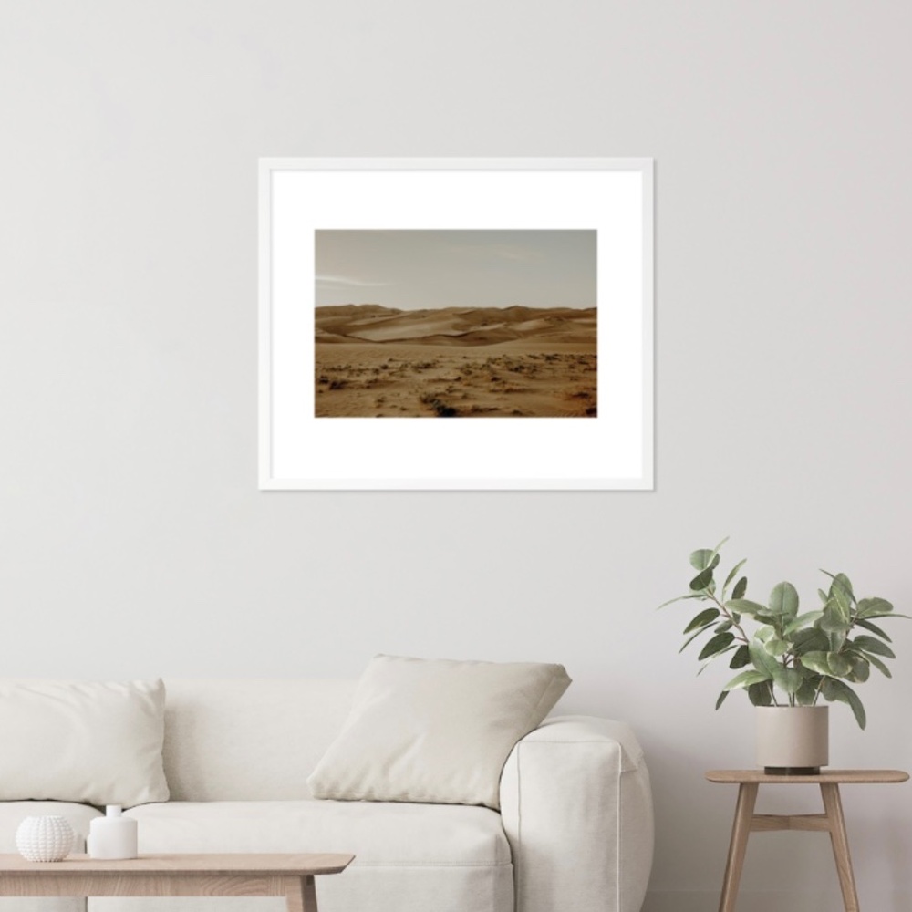 Sand Dunes Art Print